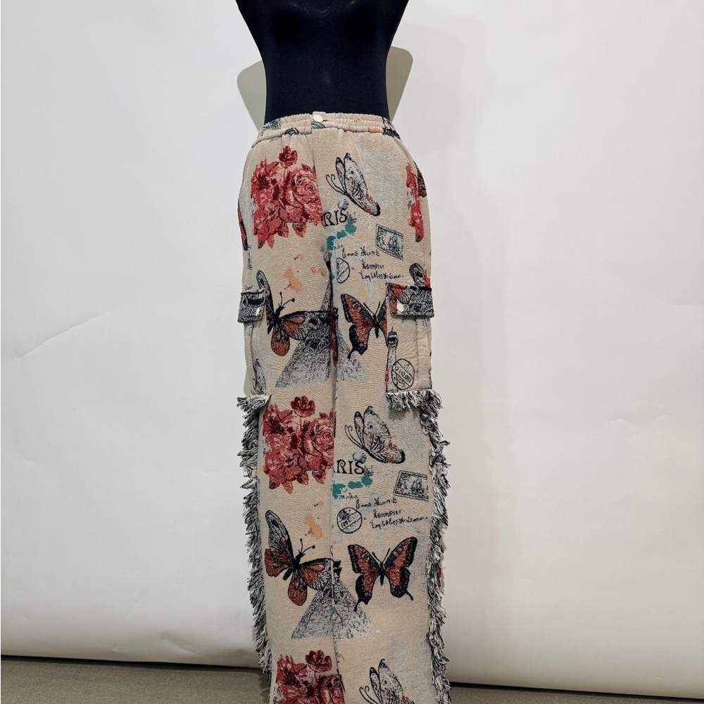 Guapi Paris Butterfly Tapestry Pants (Size 30)